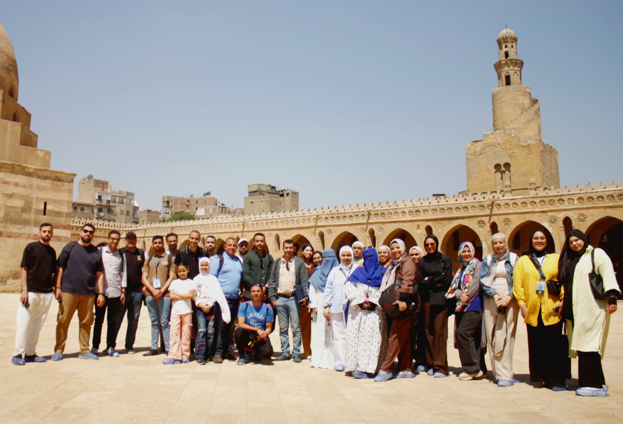 ورشة التصوير المعماري في مسجد أحمد بن طولون