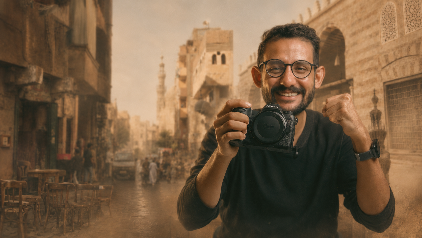 ورشة تصوير الفيديو في الدرب الأحمر