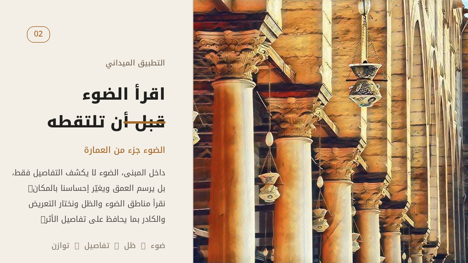 اقرأ الضوء قبل أن تلتقطه